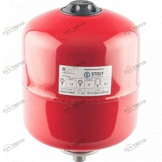 Расширительный бак на 8 л. для отопления STOUT STH0004000008