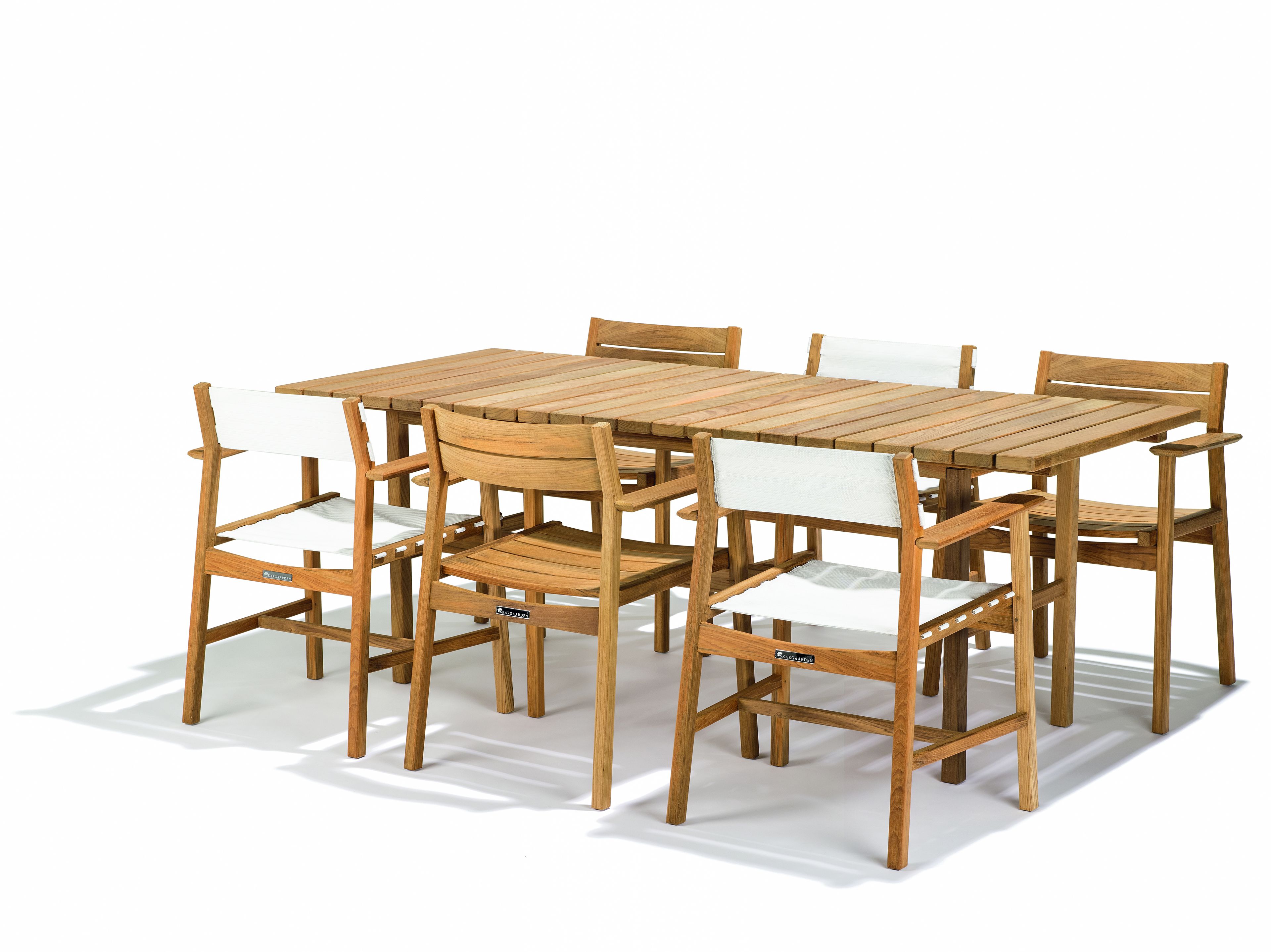 Прямоугольный садовый стол из тикового дерева Skargaarden Djurö ARCH-00138114 - Вид №1