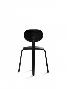 8350504-001H00ZZ MENU Afteroom фанера, сиденье с обивкой для обеденного стула Черный ясень | Дакар - 0842