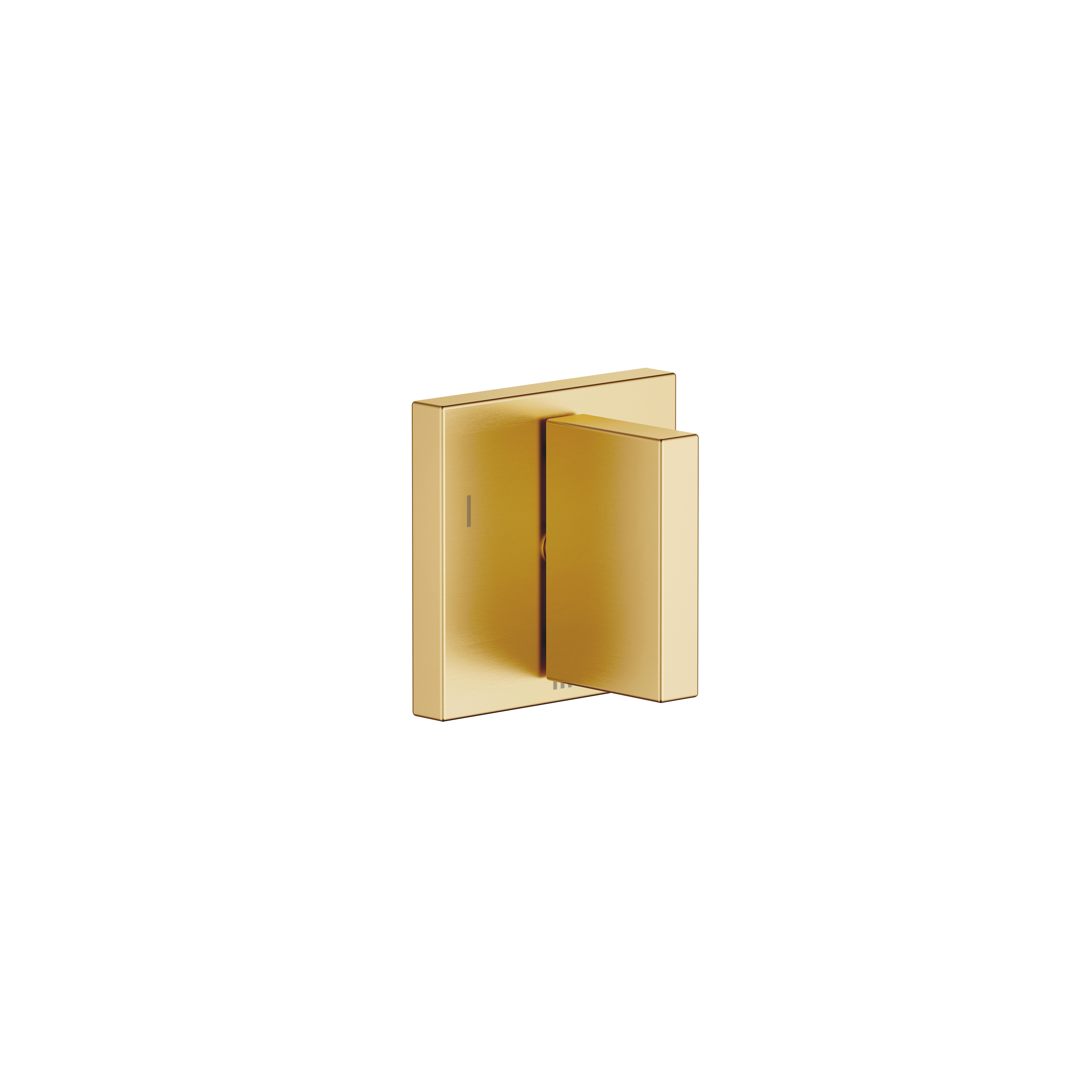 Скрытый трехходовой переключатель MEM – матовая дюрбрасс (золото 23 карата) DornBracht 36210782-28