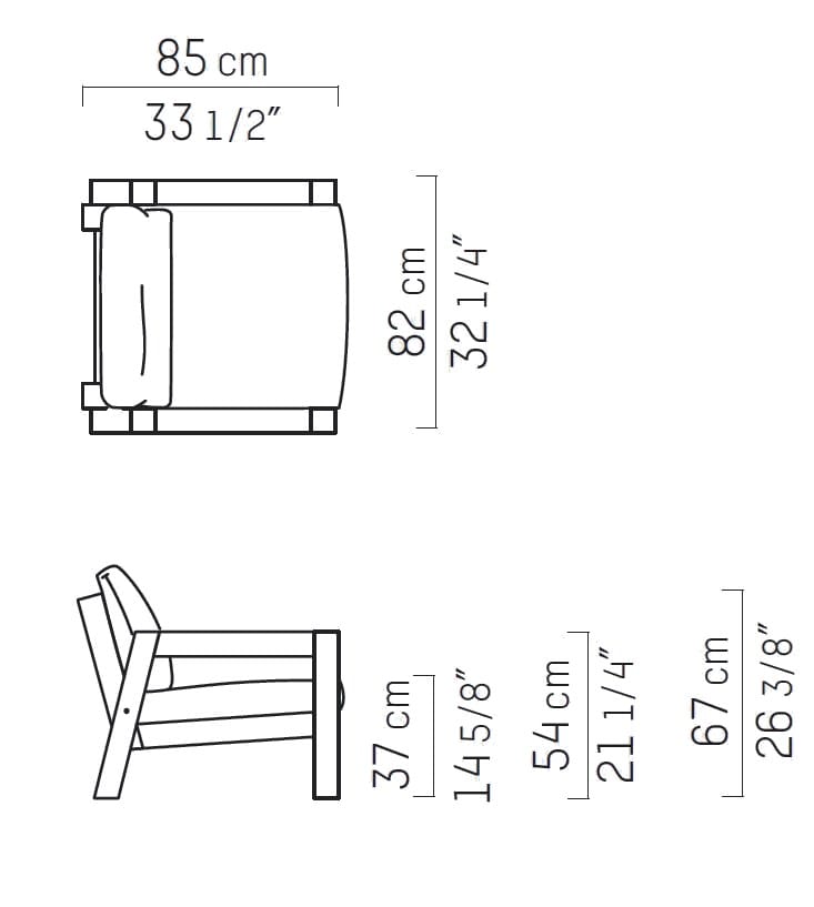 Садовое кресло с подлокотниками Piet Boon LARS outdoor ARCH-00090940 - Вид №3