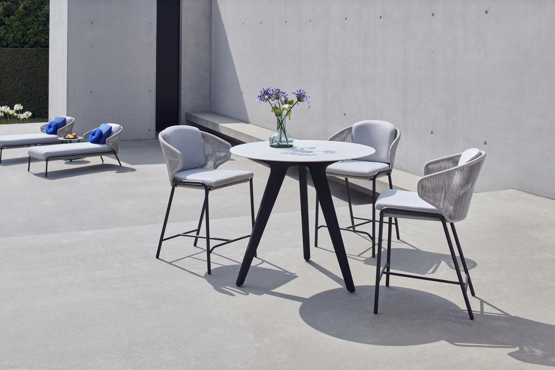 MNST322 Шезлонг лава серебро Manutti Radius - Вид №18