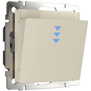 Выключатель карточный встраиваемый Werkel 1 клавиша цвет слоновая кость