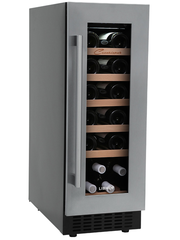 9951672 Встраиваемый винный шкаф Libhof CX-19 серебристый STDN-0080120 - Вид №2
