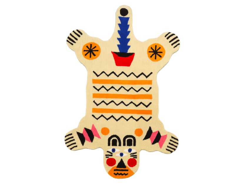 Ковер ручной работы из акриловой ткани In Stock Qeeboo ARCH-00037784 - Вид №1