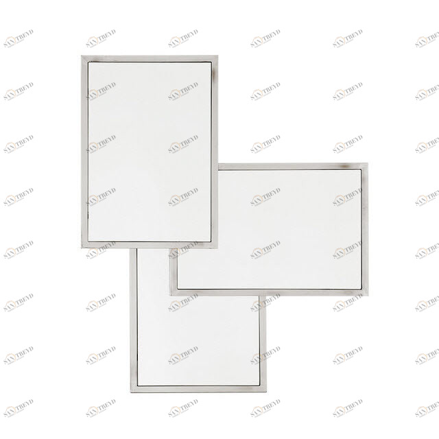 Зеркало прямоугольное настенное хром Sensation от Eichholtz EICHHOLTZ ДИЗАЙНЕРСКИЕ, EICHHOLTZ 062557 Хром 