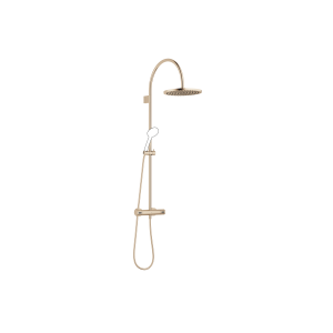 Showerpipe с термостатом для душа без ручного душа - Brushed Champagne (22-каратное золото)