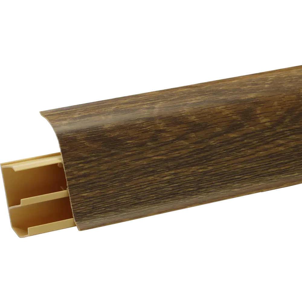 ARTENS Плинтус напольный ПВХ Хартли с кабель-каналом 7 см 83410246 STLM-0041078