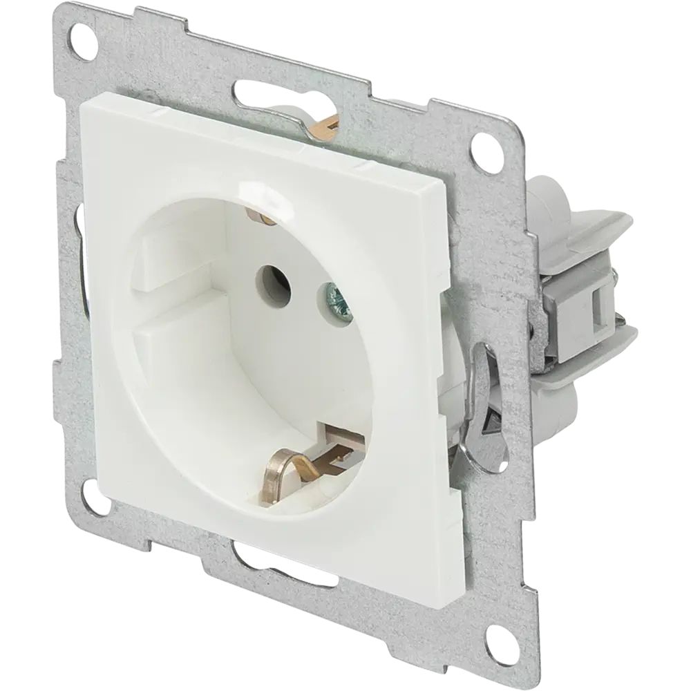 Розетка встраиваемая GUSI Electric с заземлением 83864365 Ugra STLM-0045183