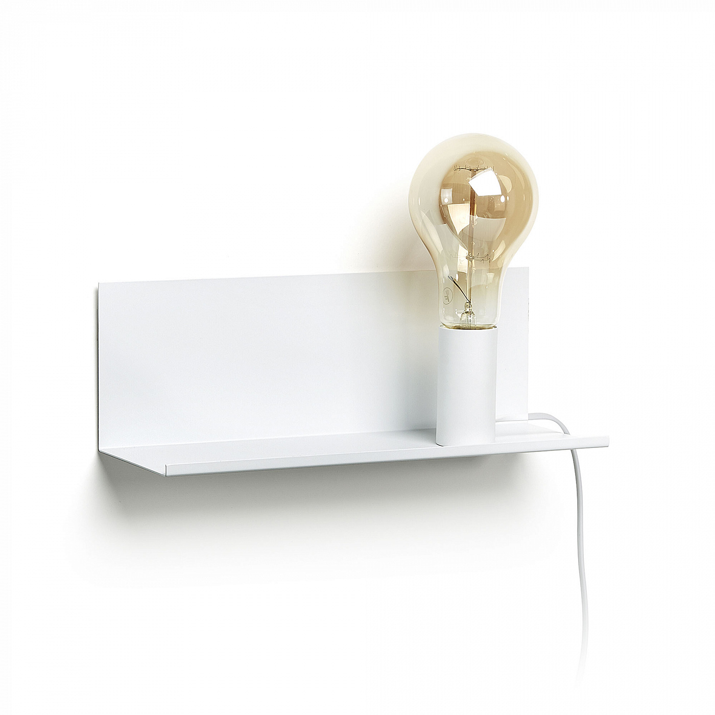 055675 Бра с полкой Maeko белый La Forma Hannah  - Вид №2