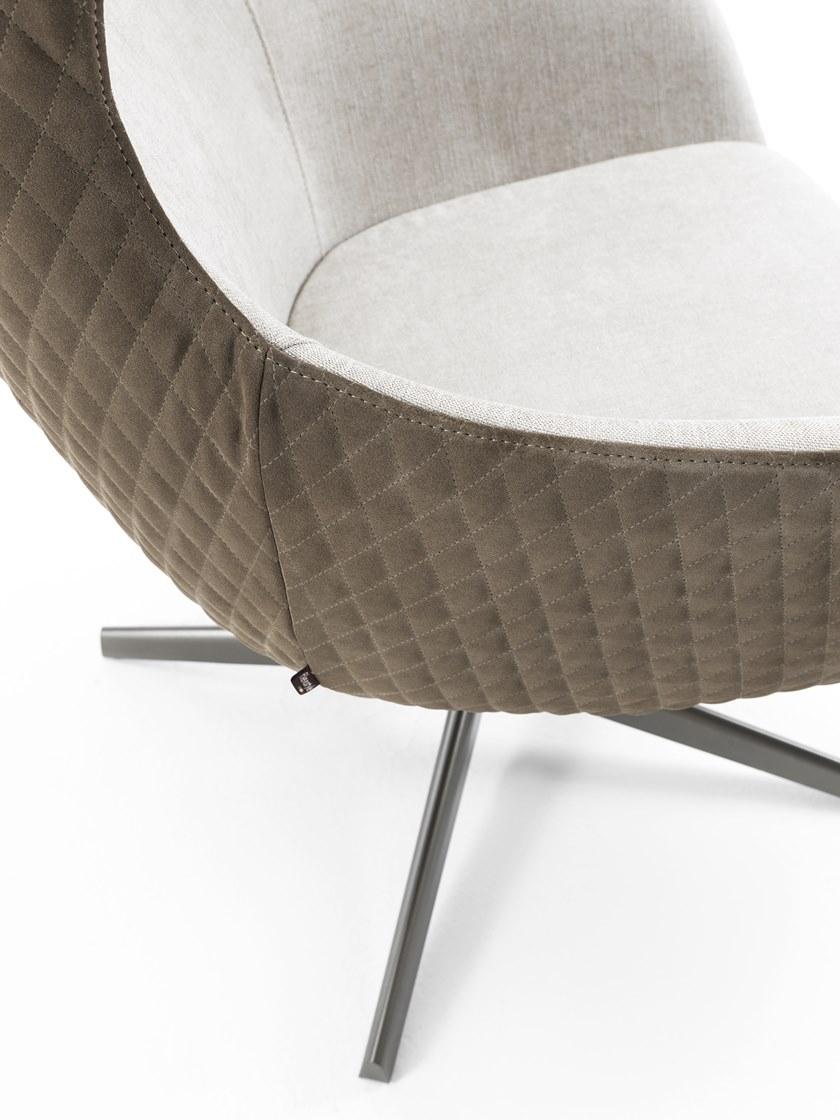 Flexstyle Вращающееся кресло с подлокотниками из ткани sun-id-1441339 - Вид №9