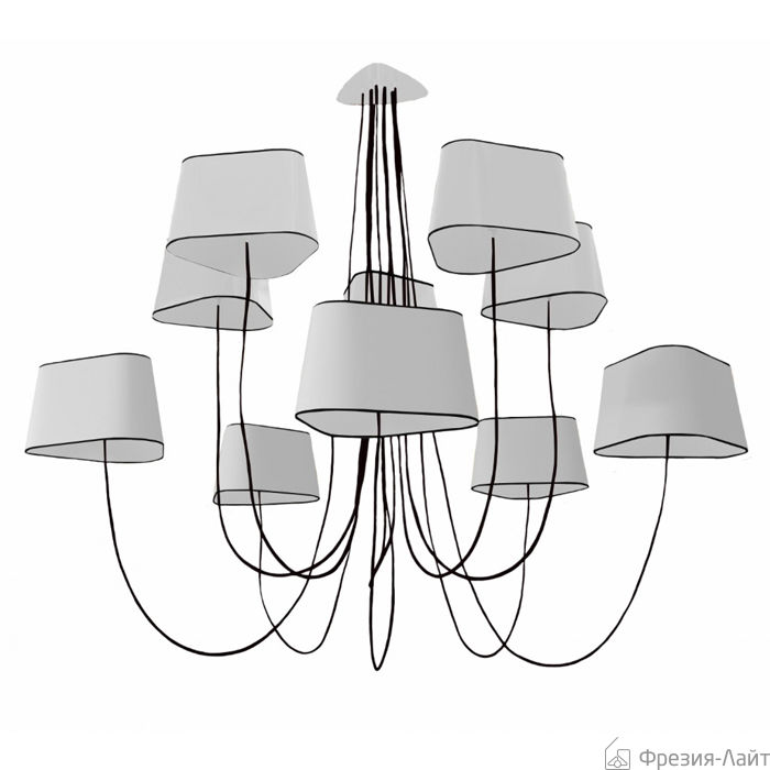 Designheure Lustre 10 Petit Nuage Blanc bordure noir люстра подвесная 106603