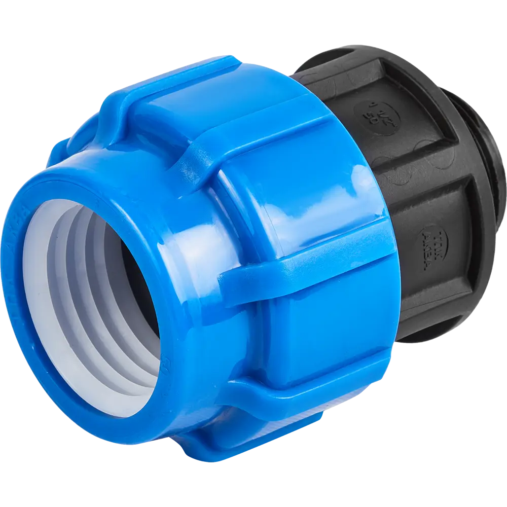 Муфта комбинированная ПНД ТПК-Аква 1 1/2"x50 мм НР 82382569 STLM-2088801 