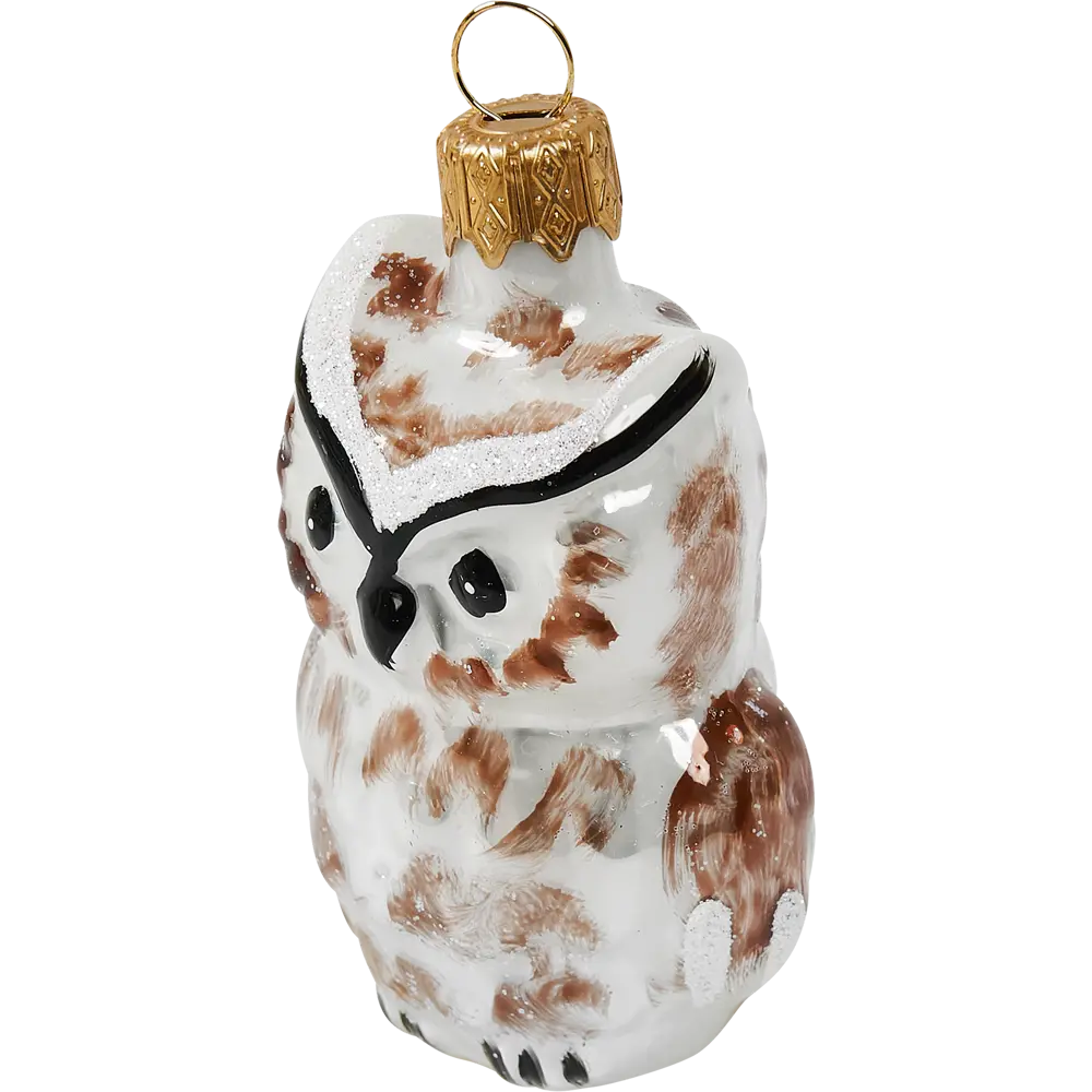 85178240 Елочное украшение Сова ФУ-604 Коломеев 8x5 см STLM-0955113 Santreyd  - Вид №1