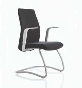 Luxy Офисное кресло на санках из ткани с подлокотниками Smartoffice 4offi18, 4offi20, 4offi22, 4offi24
