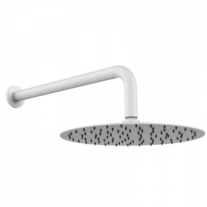 05028101 PREMIUM Тонкий Showerhead + изогнутая рука Белый GRB MIXERS