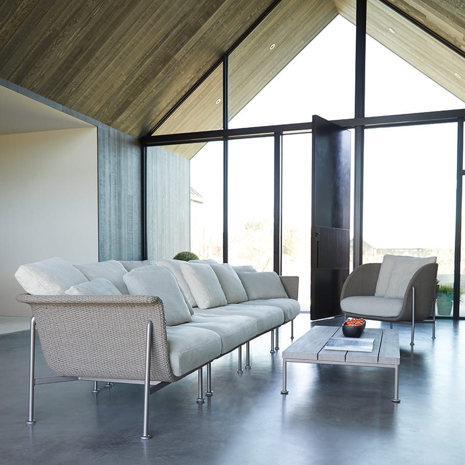 Веревочное клубное кресло с подлокотниками JANUS et Cie ARCH-00117837 - Вид №5