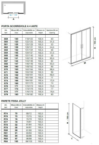Хрустальная ниша душевая кабина с раздвижной дверью