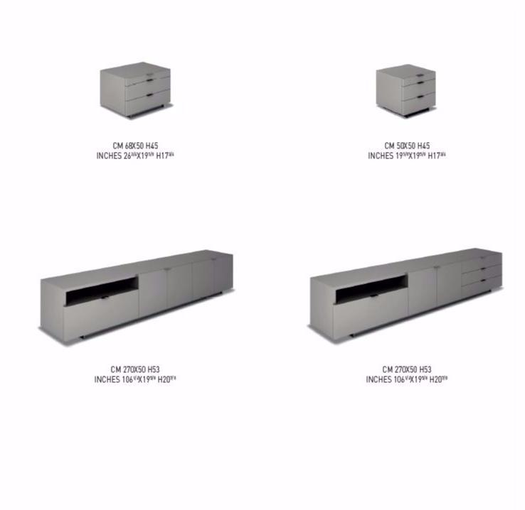 Minotti Лакированный буфет с распашными дверцами с ящиками Harvey line sun-id-1401205 - Вид №6