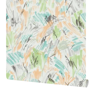 Обои бумажные Московская обойная фабрика Салют бирюза 0.53 м 6398-6