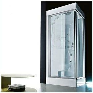 Душевая кабина Gruppo treesse Acquazzurra 72 STB-B7577D белая с баней и гидромассажем угловая правая