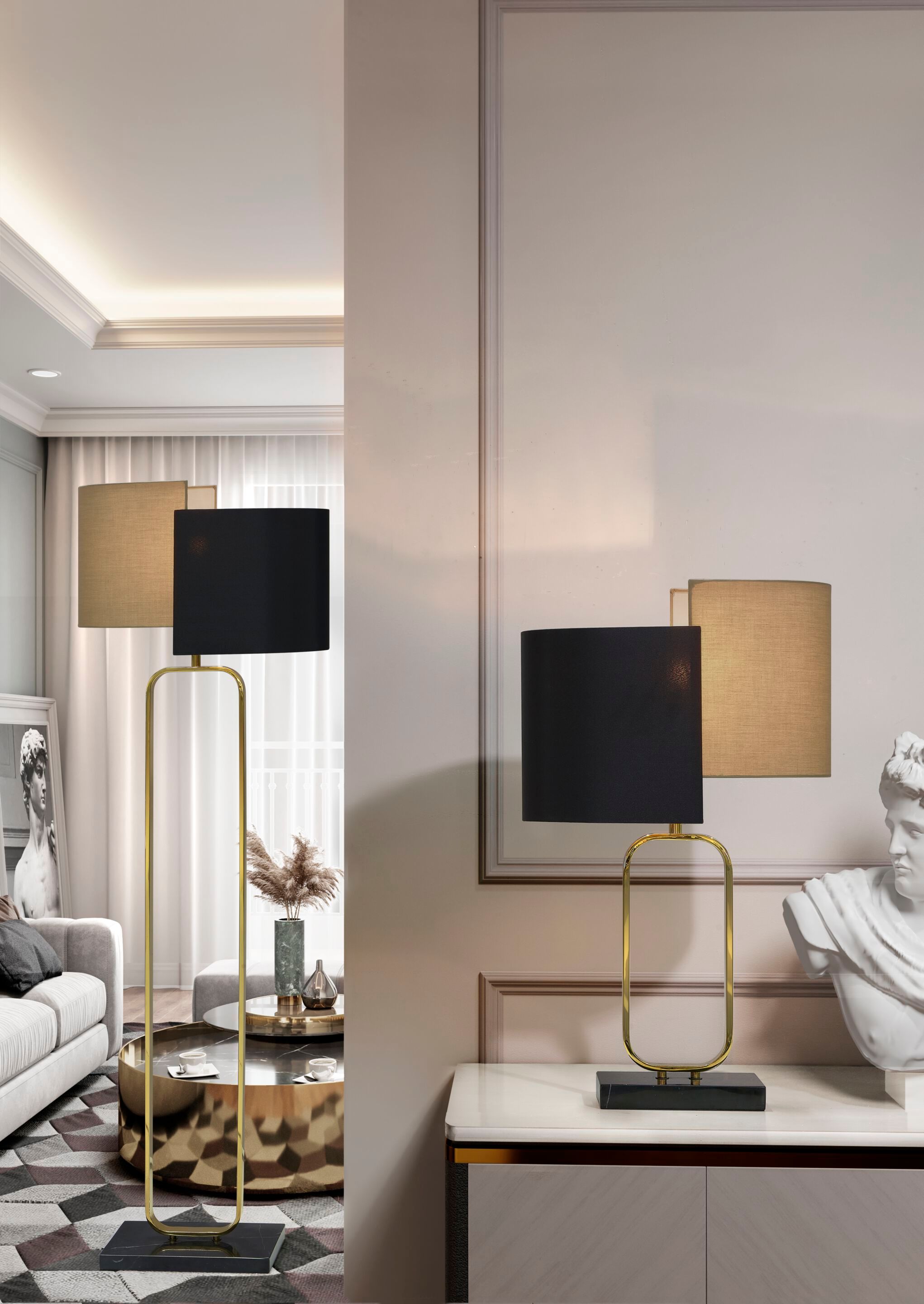 Металлический торшер K-Lighting Близнецы ARCH-00124972 - Вид №2