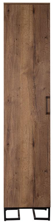 1688 Шкаф одностворчатый Loft 60 см Дуб Табак R-HOME 4009292h_Табак - Вид №2