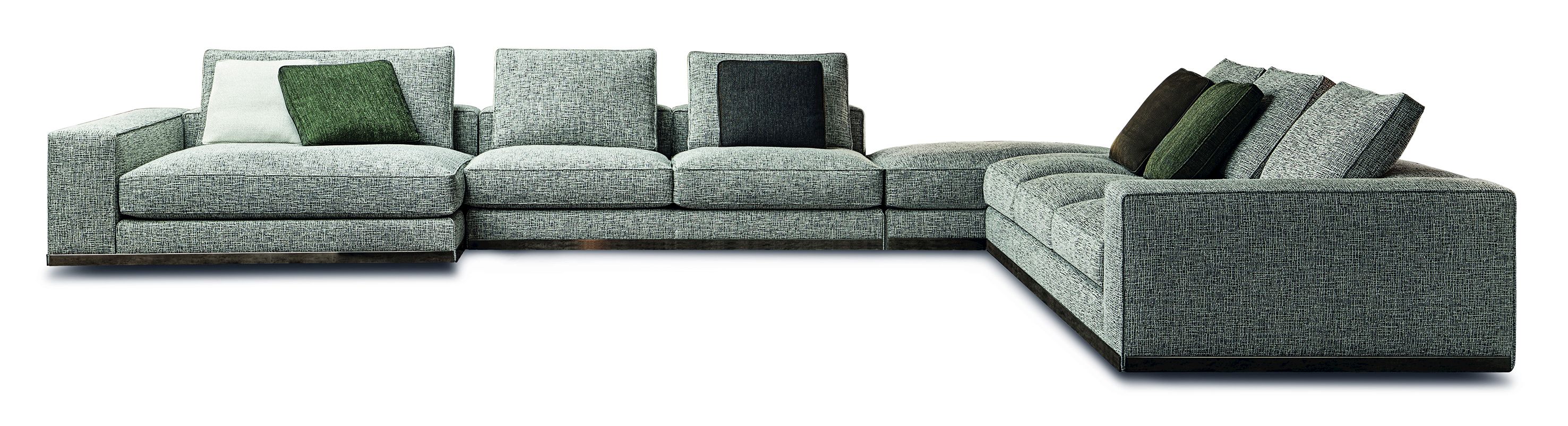 Модульный угловой диван из ткани Minotti ARCH-00085023 - Вид №2