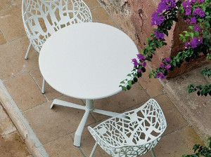 Алюминиевая круглая столешница