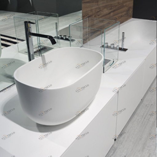 COVO60 Накладная раковина на столешницу  овальная Antoniolupi 