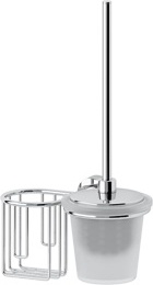 058 Держатель освежителя и ерш с крышкой LUX FBS Luxia