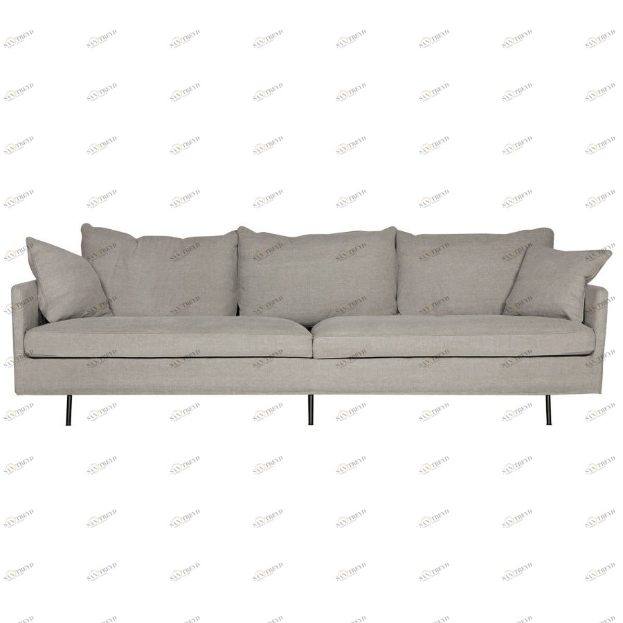 Диван Julia, четырехместный, светло-серый Sits S1274