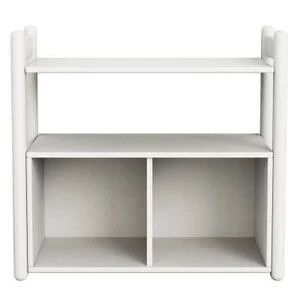 Гарнитур Mini A, 1 полка и 1 книжный шкаф, белый