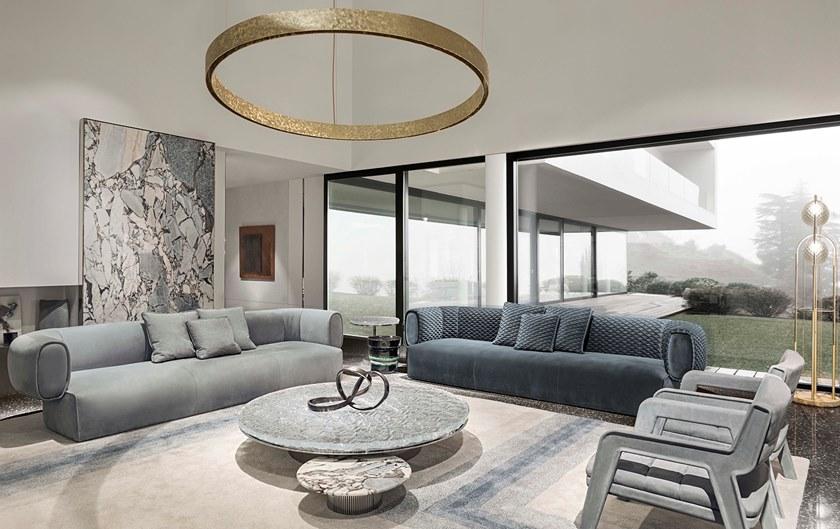 HESSENTIA | Cornelio Cappellini 4-х местный тканевый диван Hug Santreyd sun-id-1449308 - Вид №1