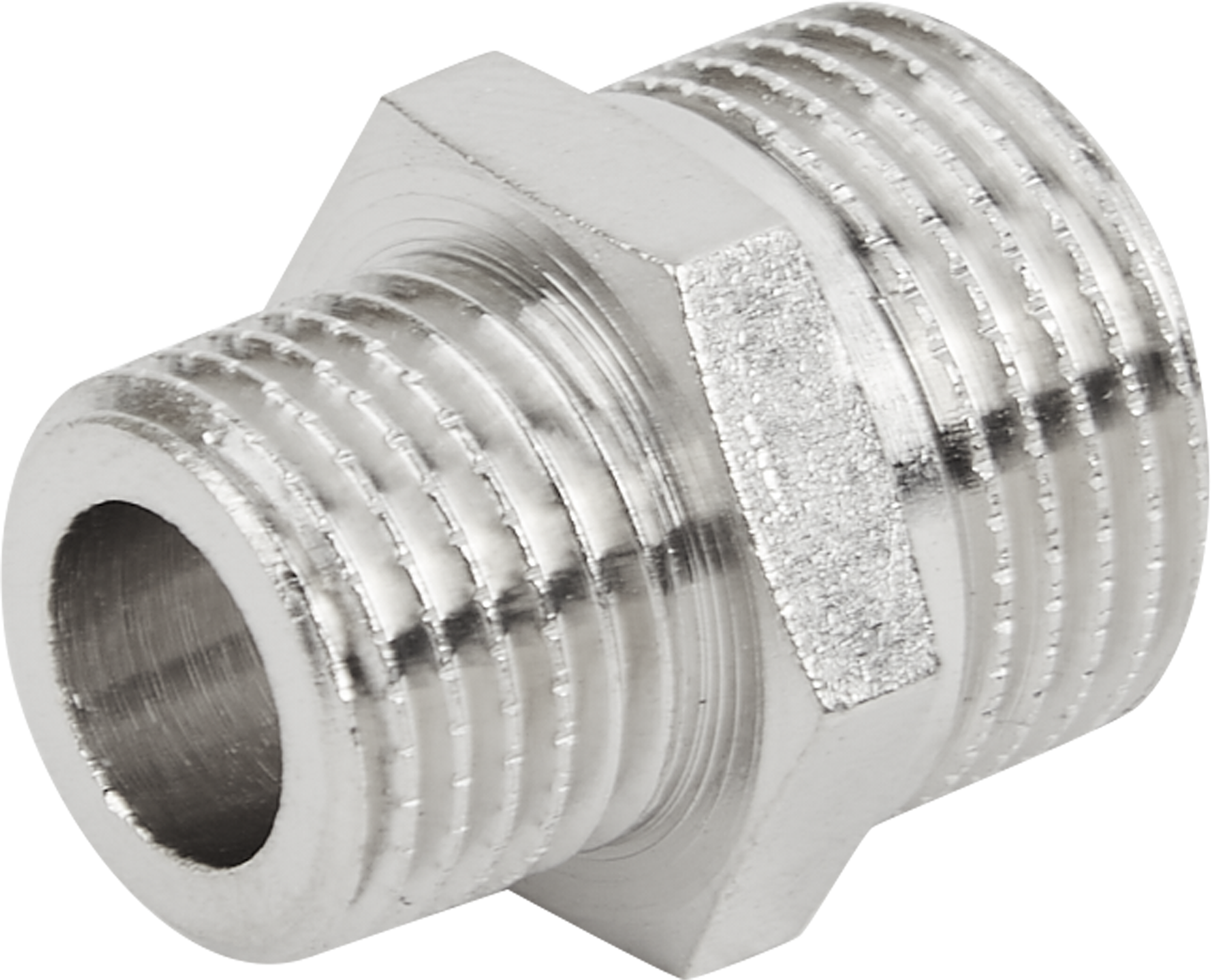 Ниппель переходной STOUT 3/8"x1/4" никелированная латунь 84868134 STLM-0056479