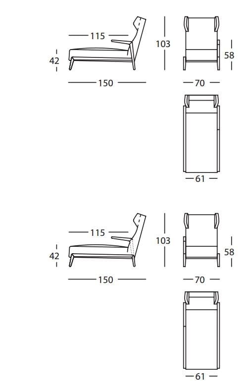 Тканевое кресло с подголовником SANCAL BOOMERANG CHILL ARCH-00078280 - Вид №2