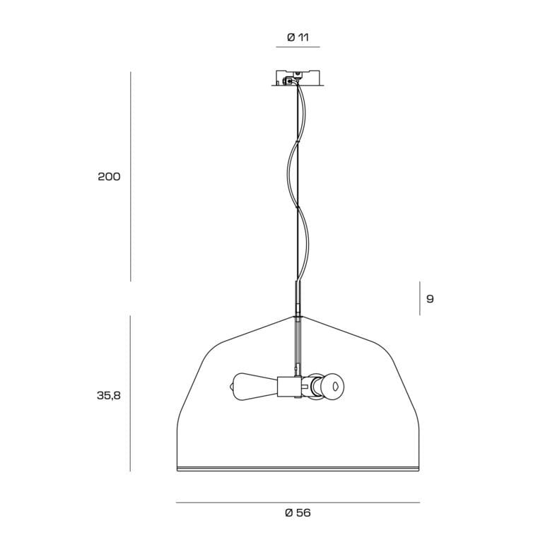 Металлический подвесной светильник Miloox кружка ARCH-00099314 - Вид №6