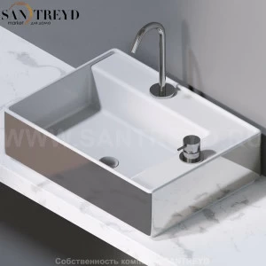 L640251 Накладная раковина на столешницу  прямоугольная A. e T. Italia Fly