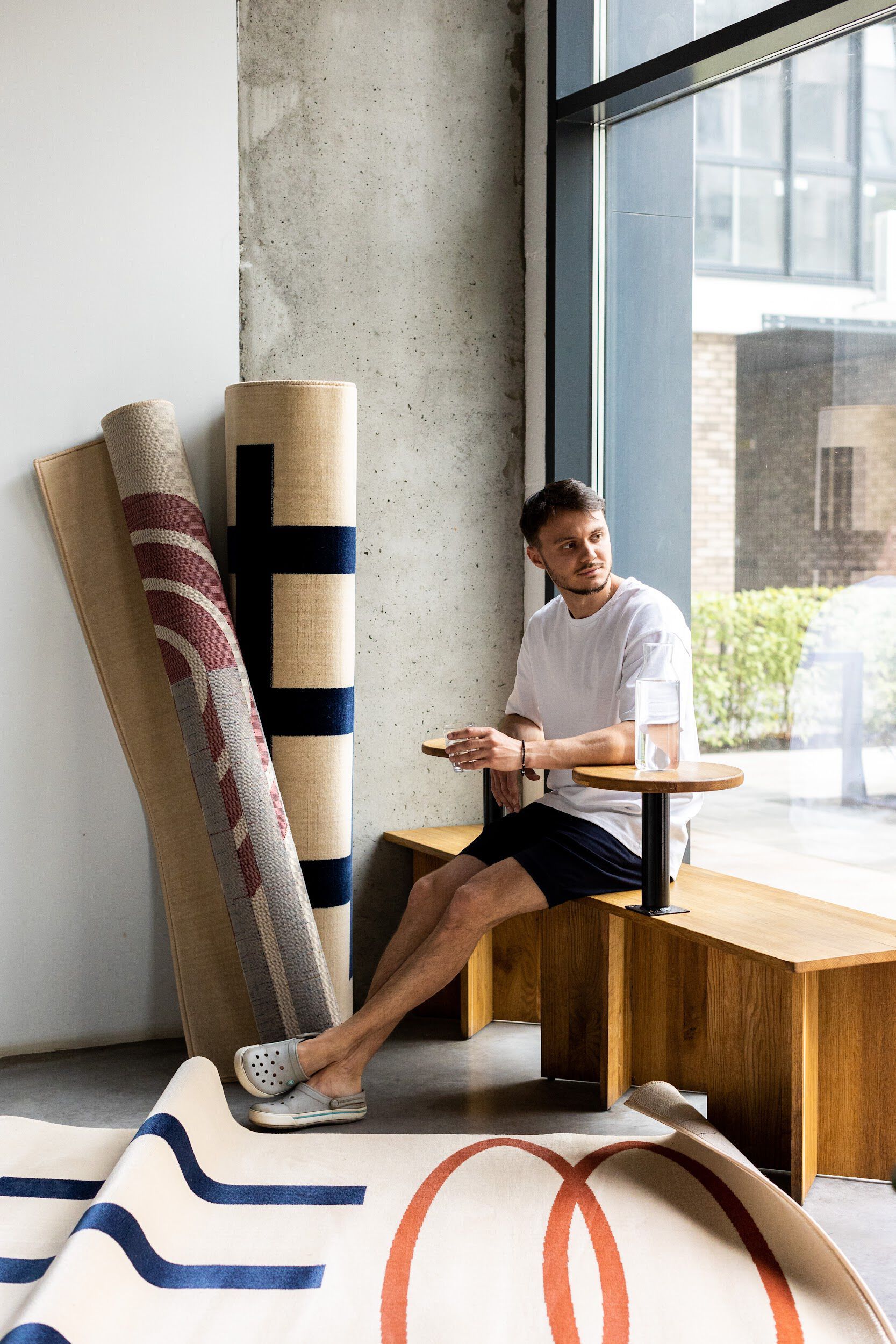 Прямоугольный ковер из полипропилена с геометрическим рисунком Shishka Project COMBINATION 2 ARCH-00103562 - Вид №10