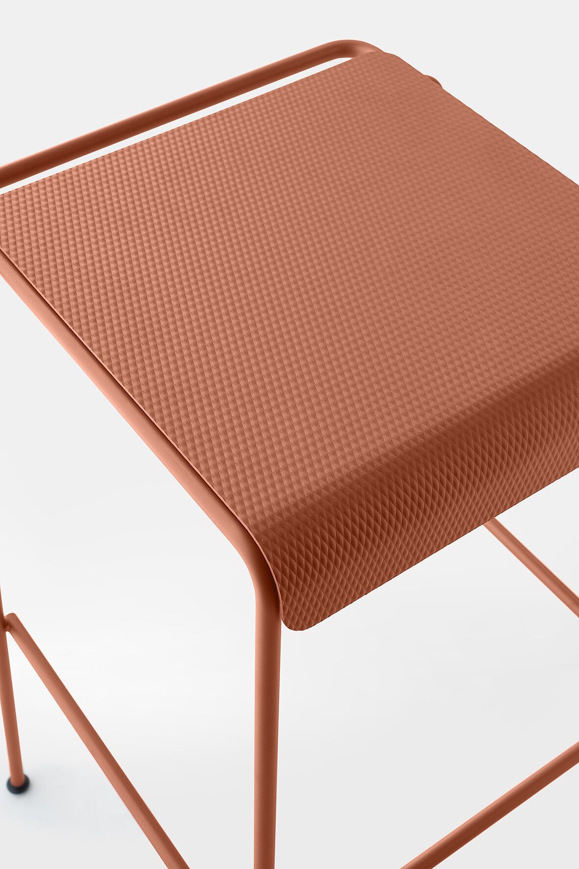 Высокий стул из нержавеющей стали с подставкой для ног Kastel Koki ARCH-00072557 - Вид №3