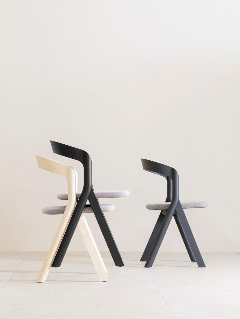 Miniforms Деревянный стул с подлокотниками Diverge sun-id-1453792 - Вид №1