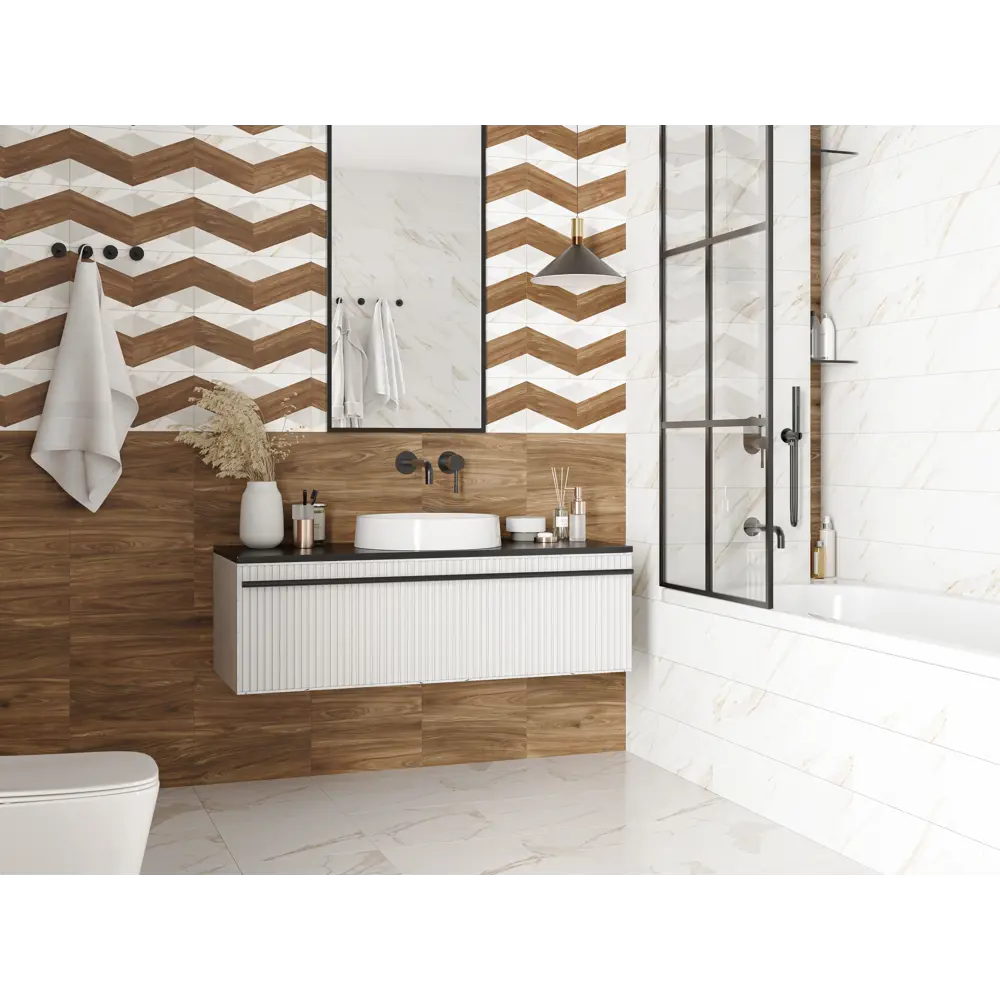 Santreyd Mersey Calacatta - настенная плитка с итальянским шармом 20×40 см 89364568 STLM-0948066 - Вид №9