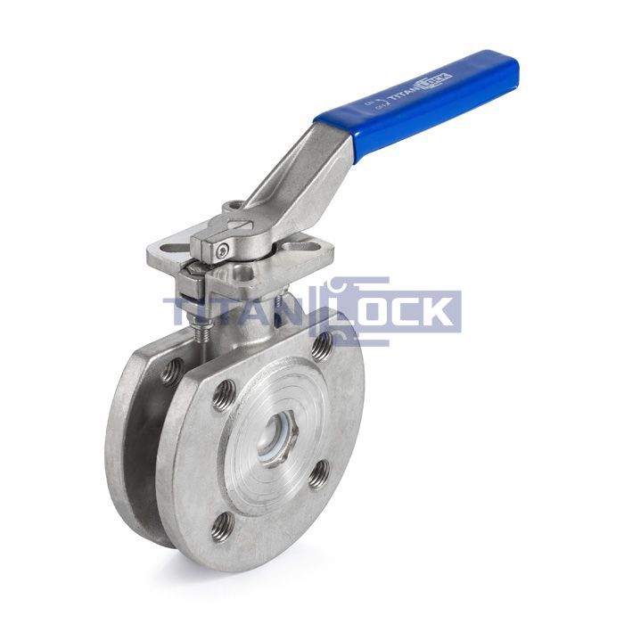 Кран шаровый межфланцевый нерж 304, DN25 TL025BVFS TITAN LOCK 