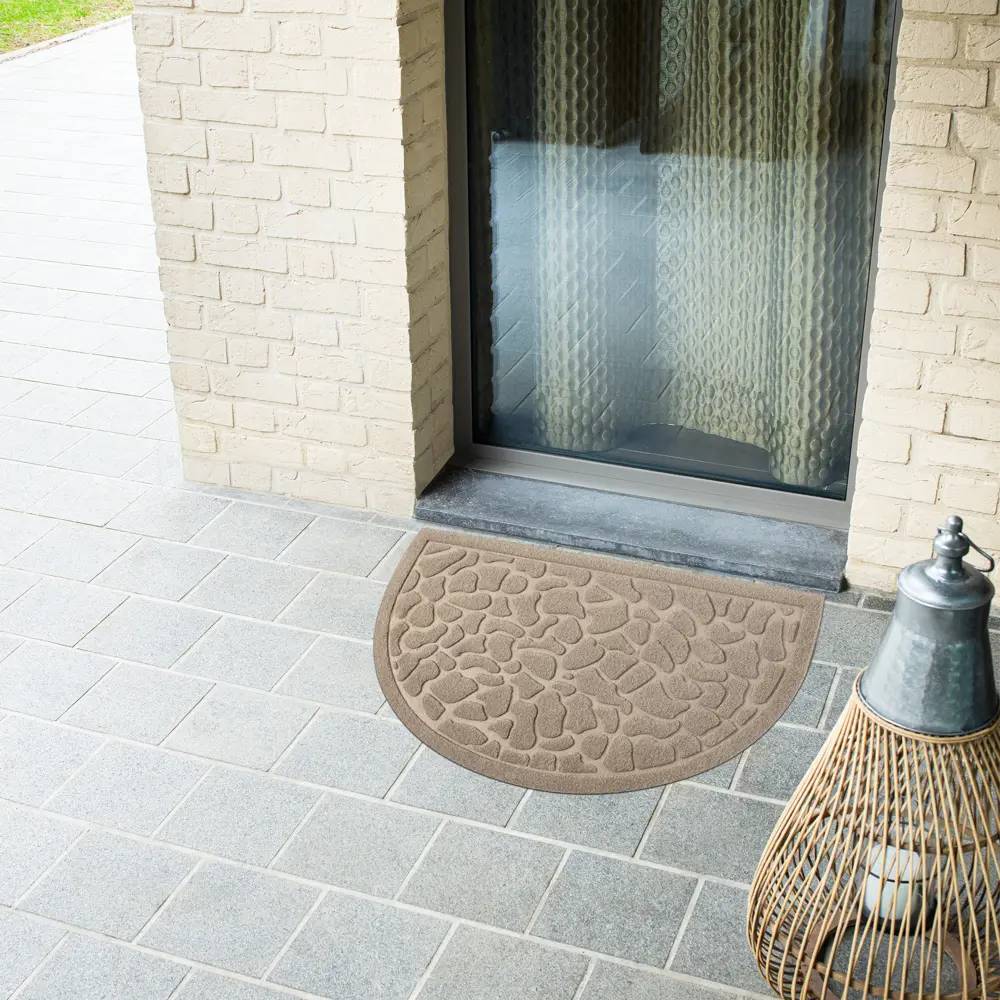 Коврик Inspire HR Lenzo 40x60 см резина цвет бежевый STLM-2155912