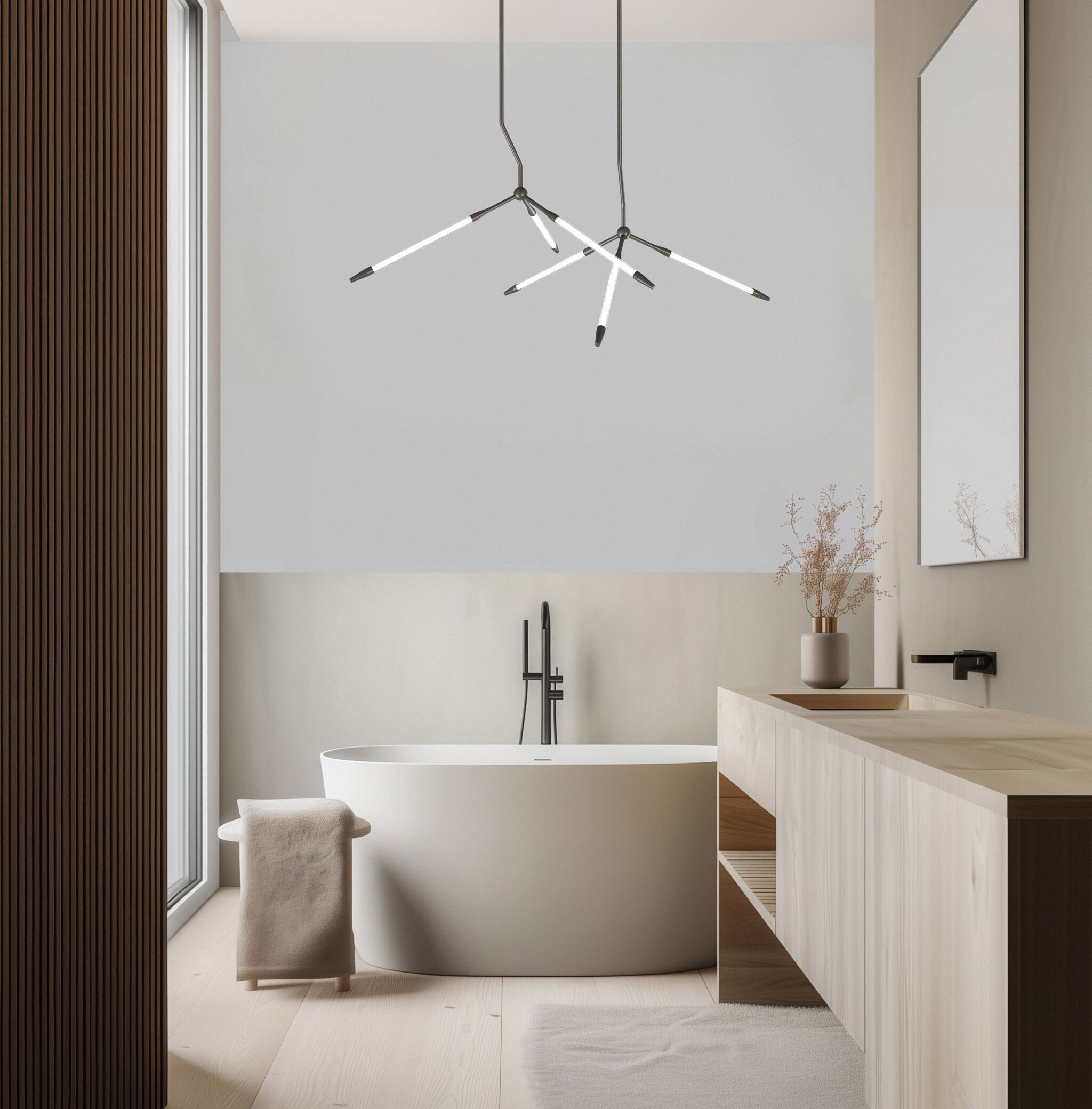 Стальной светодиодный подвесной светильник с диммером Intueri Light Javelin ARCH-00066150 - Вид №5