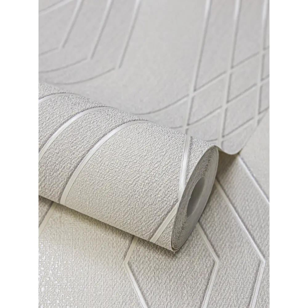 WALLSECRET Enigma - Флизелиновые обои молочного оттенка для элегантного интерьера 89346550 STLM-0815906 - Вид №2