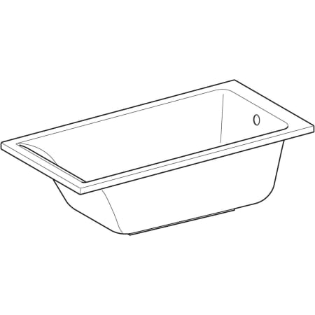 554.301.01.1 Прямоугольная ванна Geberit Renova Plan Geberit  - Вид №16