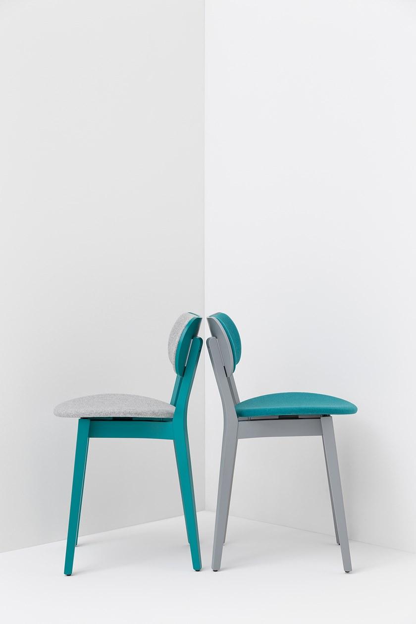 Billiani Стул из ткани и бука Gradisca sun-id-1349003 - Вид №3