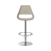 Echo 333 Поворотный барный стул со стальным основанием по центру и корпусом из технополимера. Et al. Echo