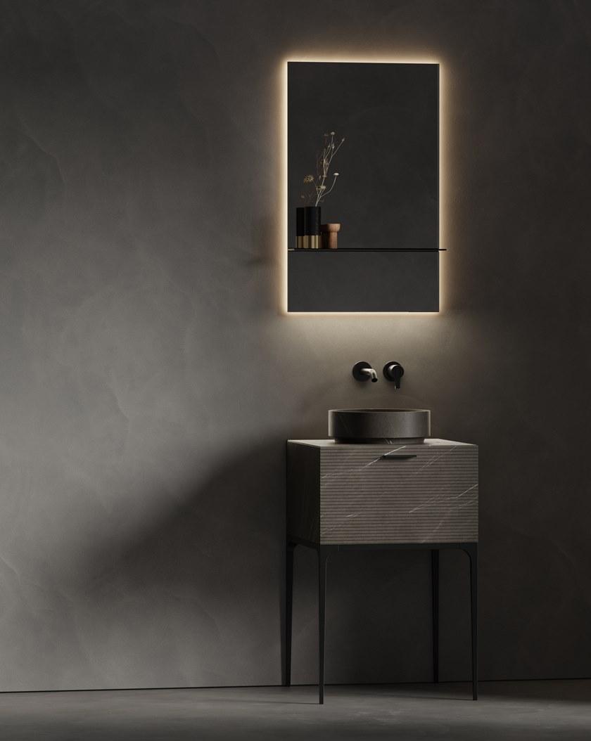 INBANI Зеркало в ванной со встроенной подсветкой Grate sun-id-1481835 - Вид №1